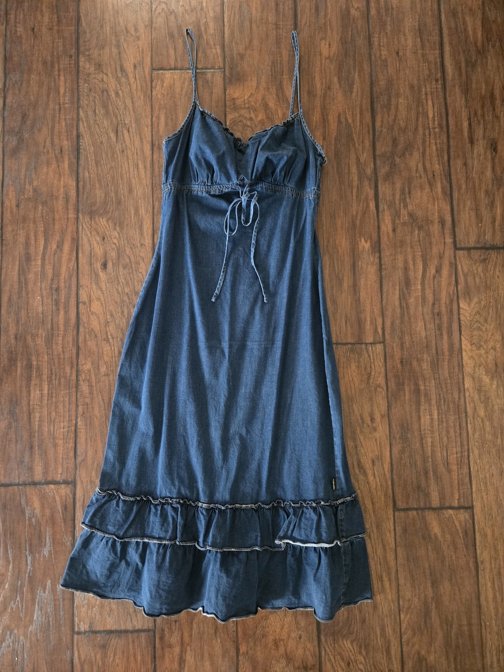 Vintage Rampage Denim Style Spaghetti Strap Dress
